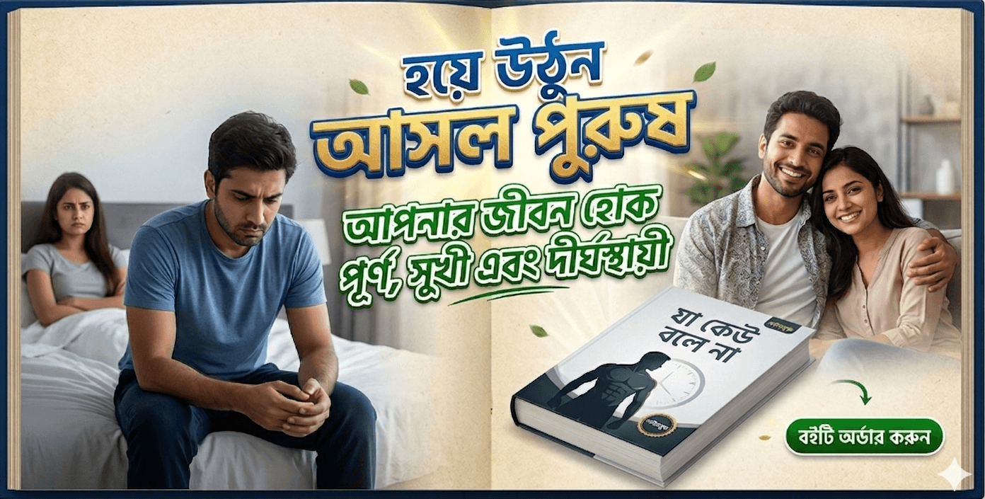 ইবুক কভার: যৌন সমস্যার স্থায়ী সমাধান ও সুস্থ যৌন জীবনের গাইডলাইন